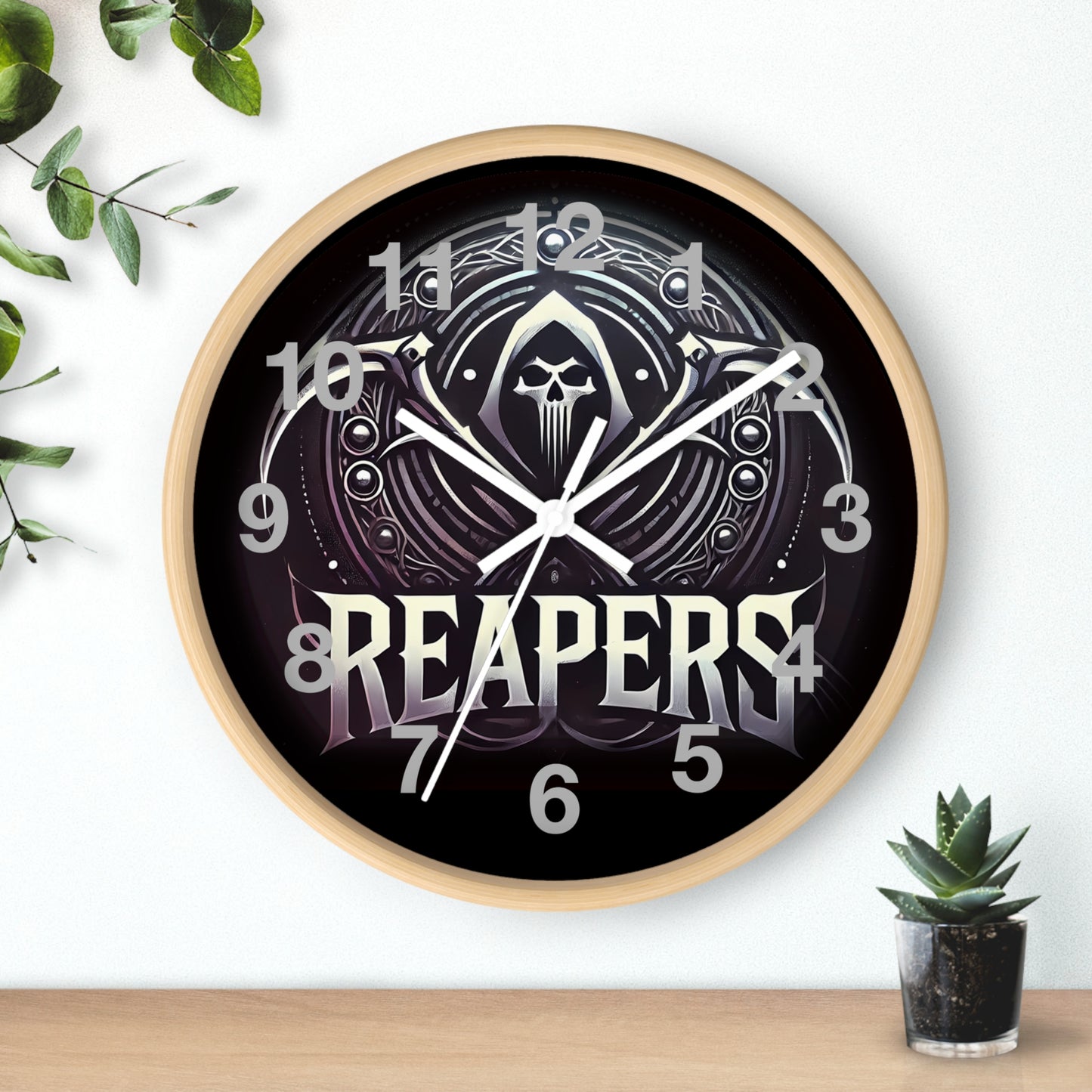 Reapers Wall Clock – Time Is a Weapon