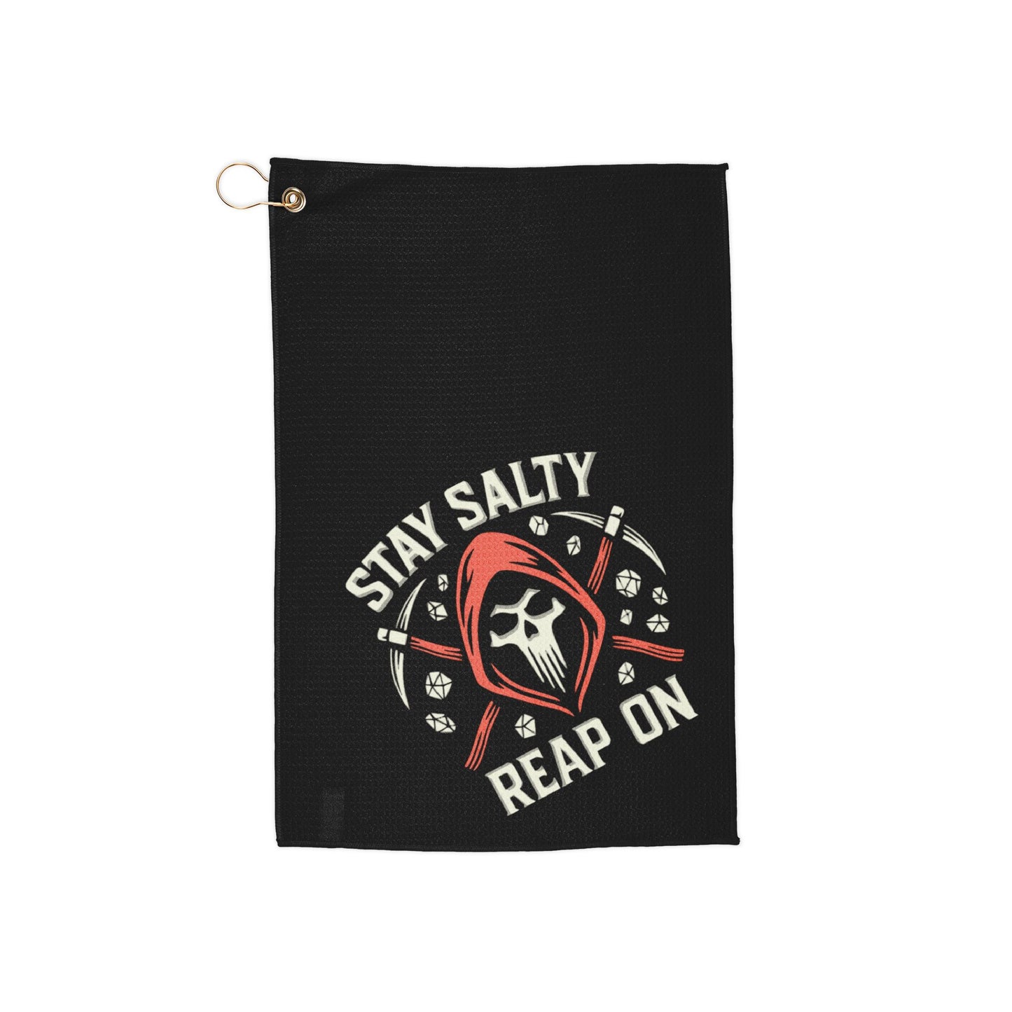Reapers Golf Towel – Wipe Tears, Clean Clubs, Stay Deadly