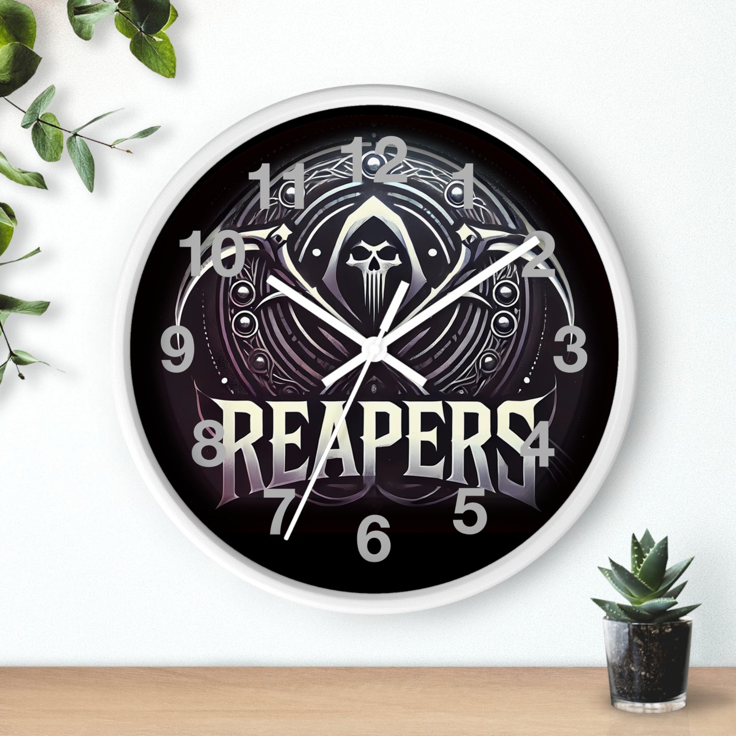 Reapers Wall Clock – Time Is a Weapon
