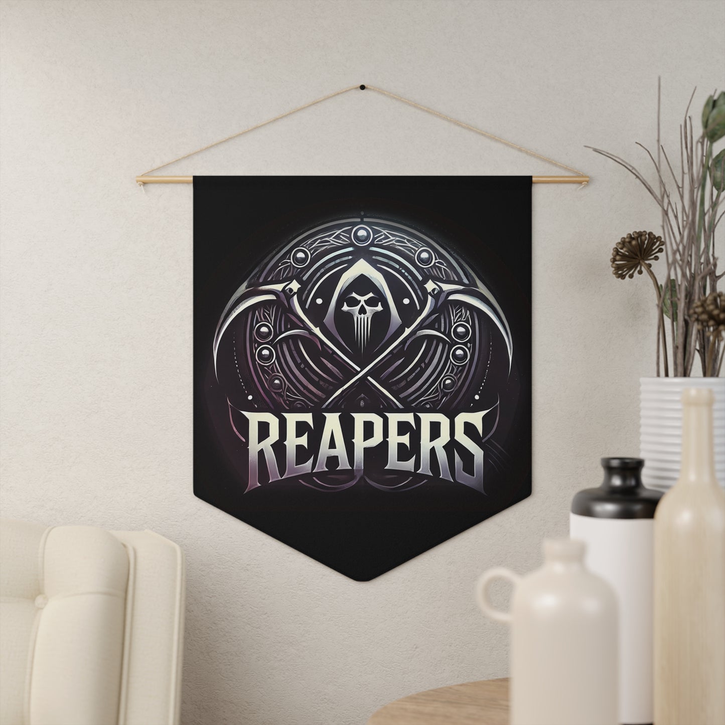 Reapers Wall Banner | Battle-Tested Decor for Gamers & PvP Legends