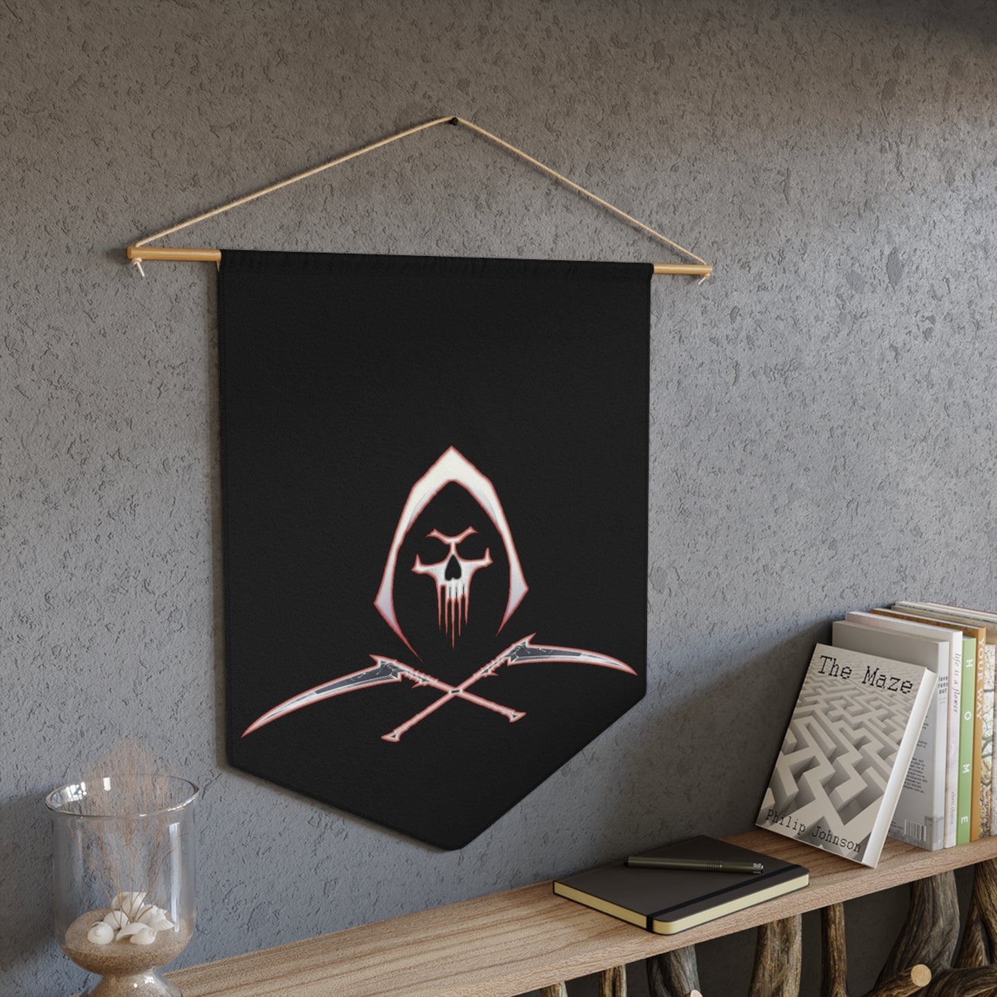 Reapers Stealth Banner | Minimalist Wall Pennant for Game Rooms