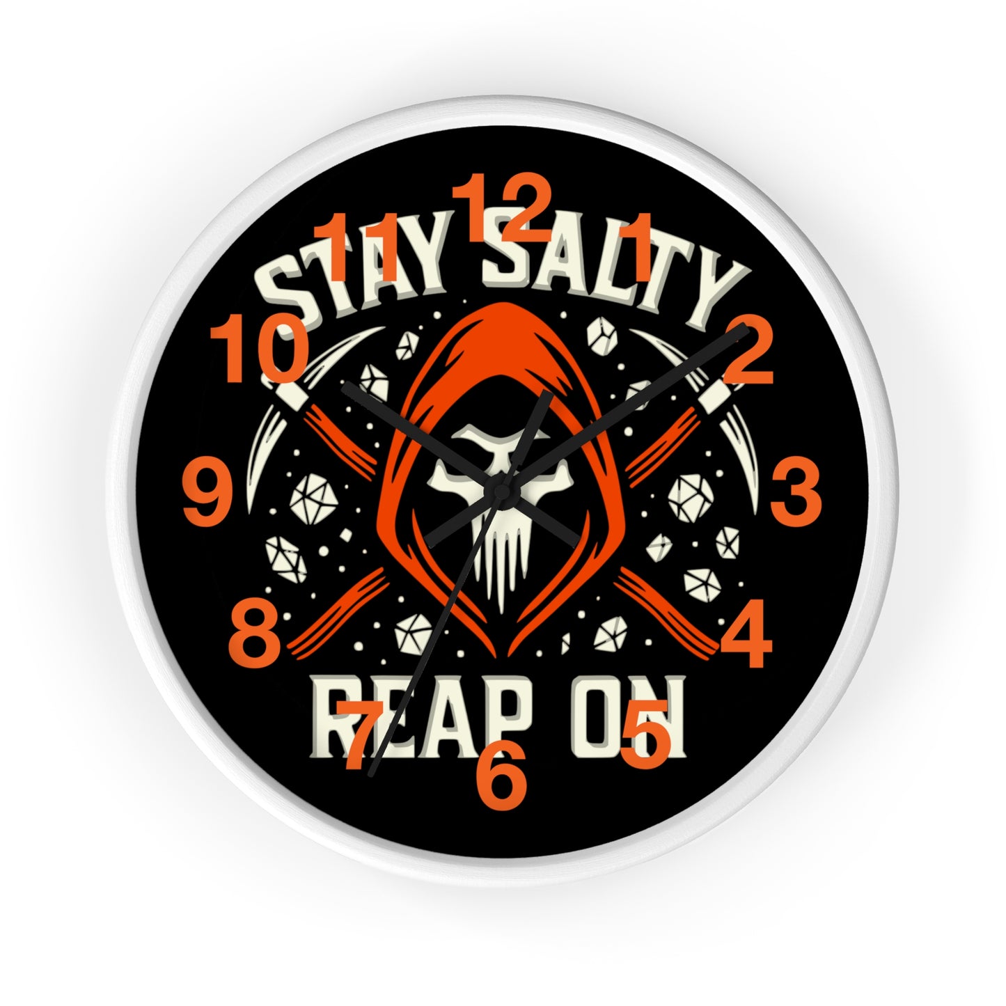 Reapers Wall Clock – Stay Salty