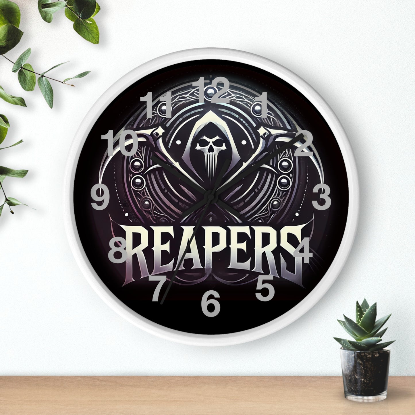 Reapers Wall Clock – Time Is a Weapon