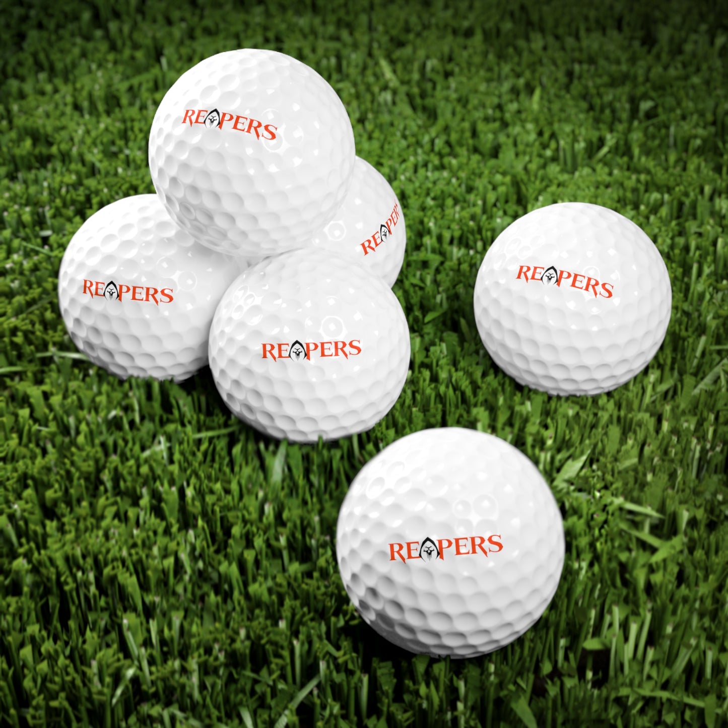 Pelotas de golf personalizadas REAPERS – Paquete de 6 // Orbital Precision