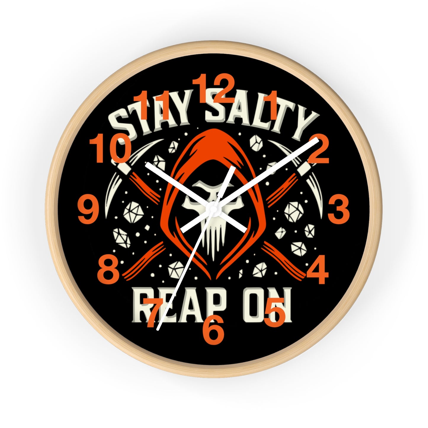 Reapers Wall Clock – Stay Salty