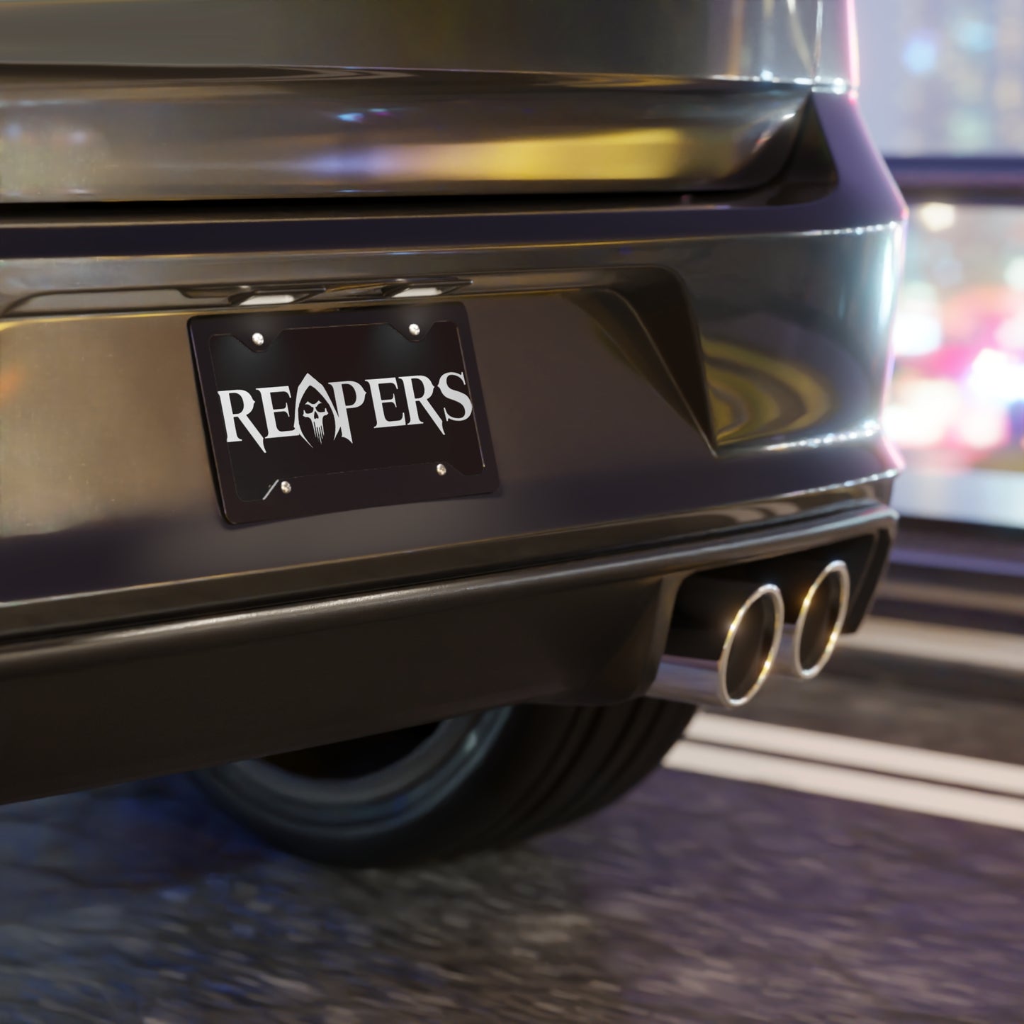 REAPERS Custom Aluminum Vanity Plate | Signal the Fleet