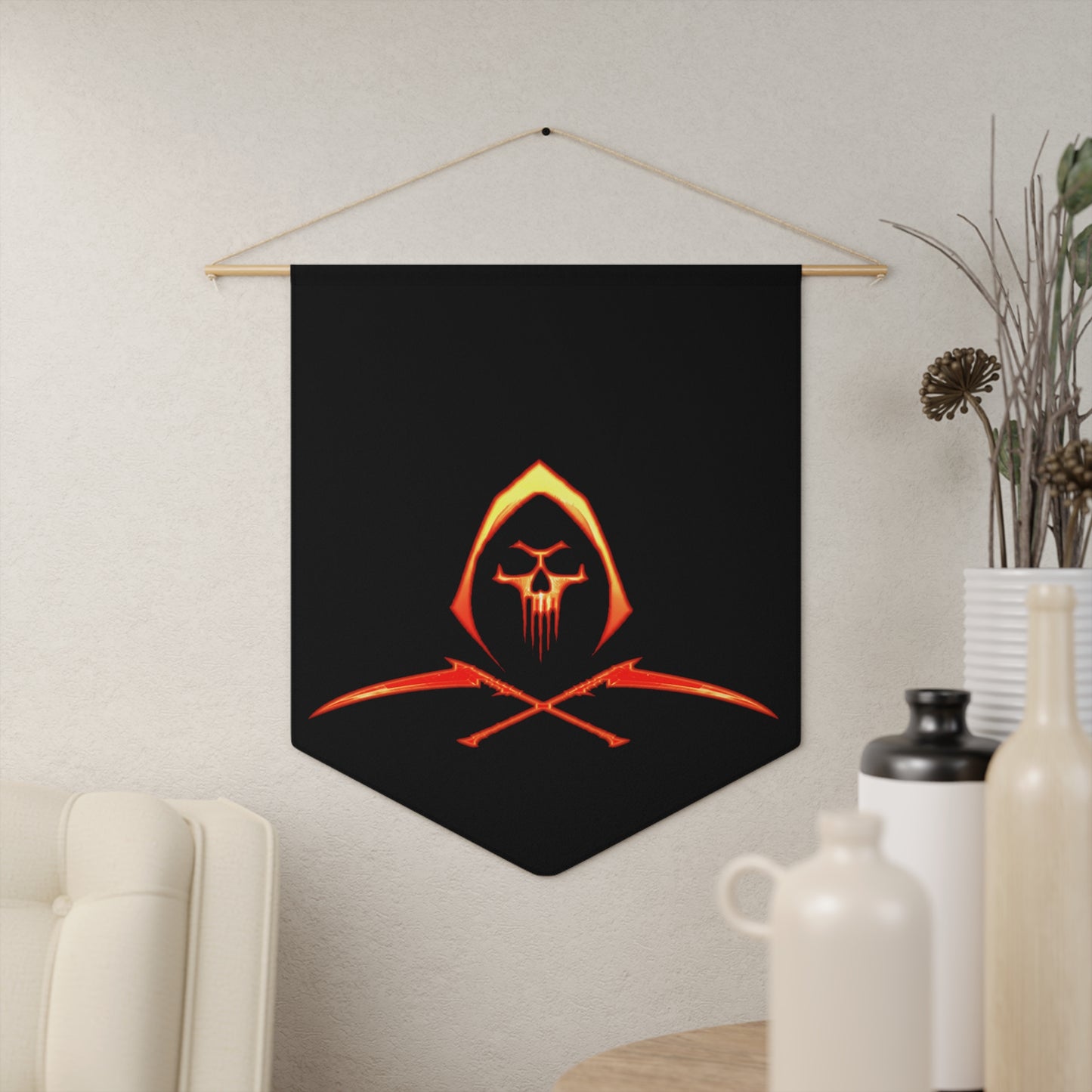Reapers Tactical Wall Banner | Emblem Pennant for Battlestations & Dens
