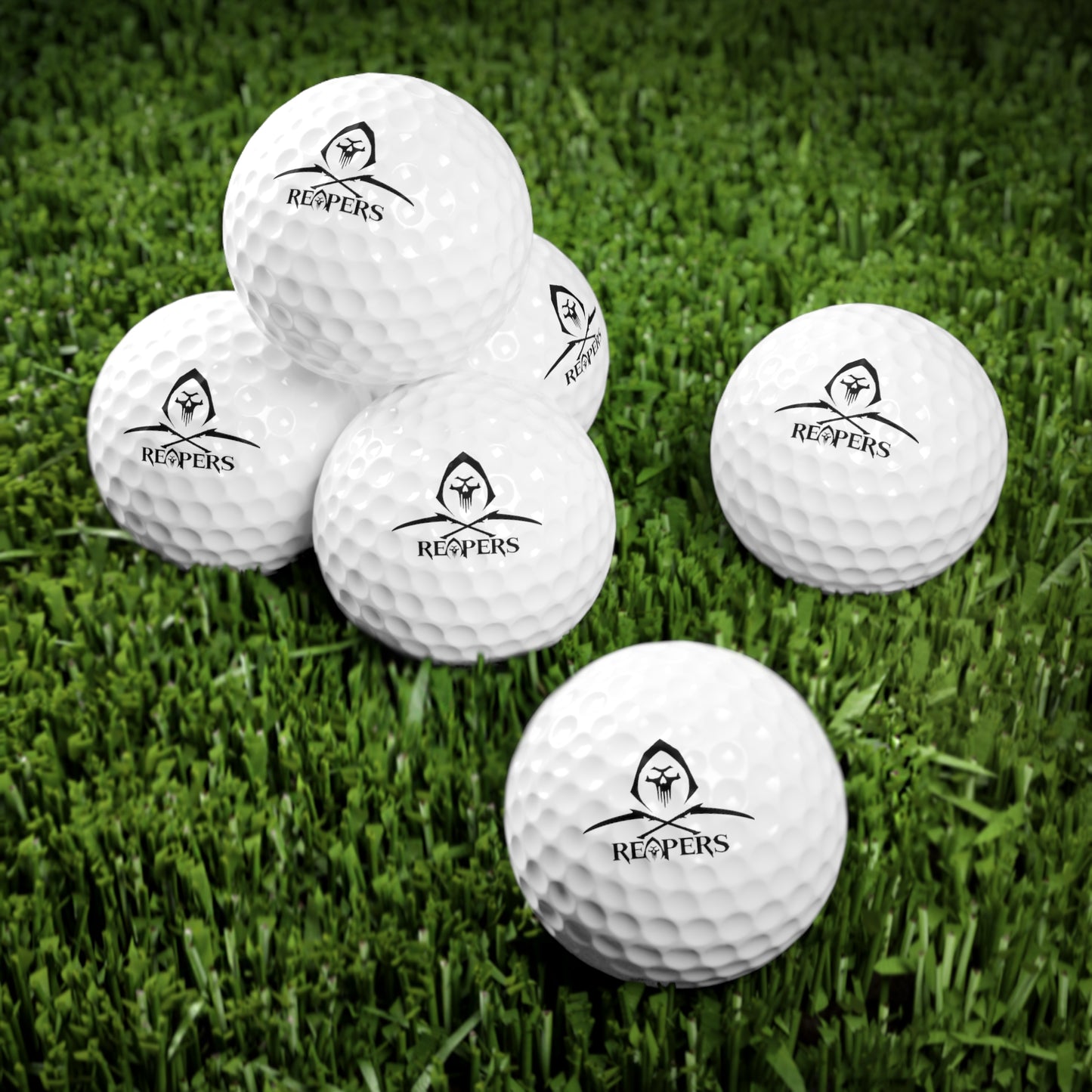 REAPERS Custom Golf Balls – 6-Pack // Hit the Pin