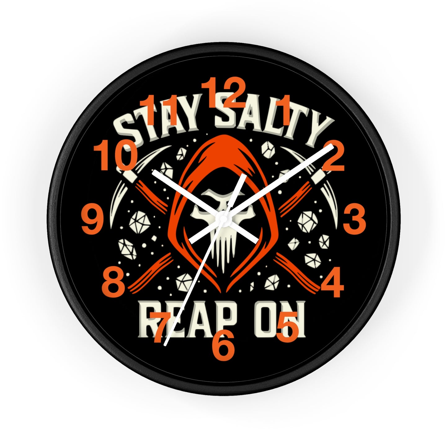 Reapers Wall Clock – Stay Salty