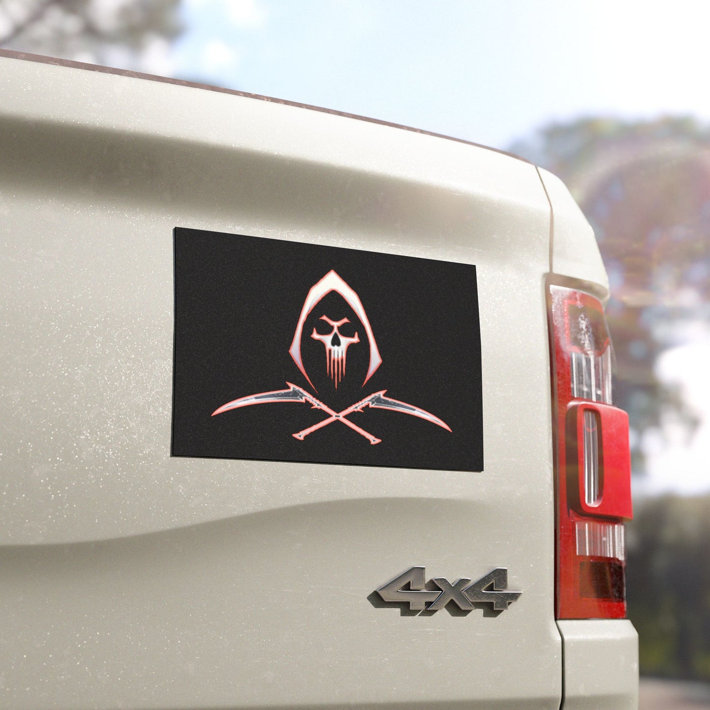 Imán de vinilo para coche Reapers Recon: declara tu lealtad en cada ruta