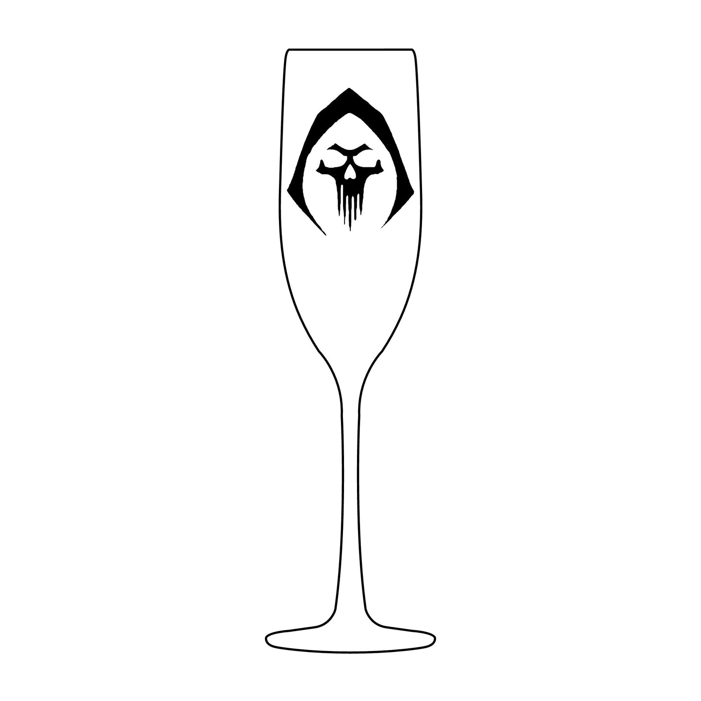 Reapers Champagne Glass – Toast the Killmail