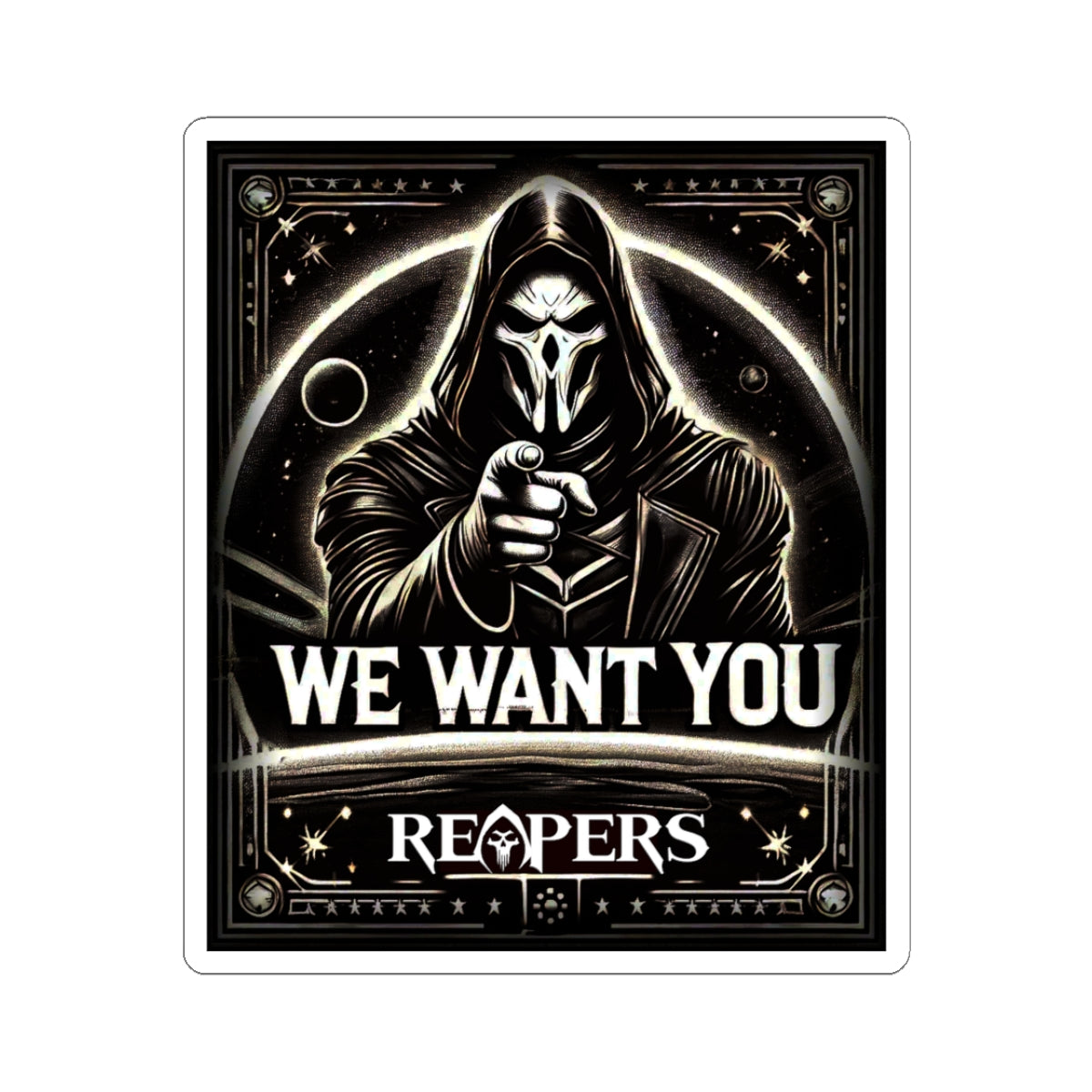 Reapers Kiss-Cut Stickers – Mark Your Territory