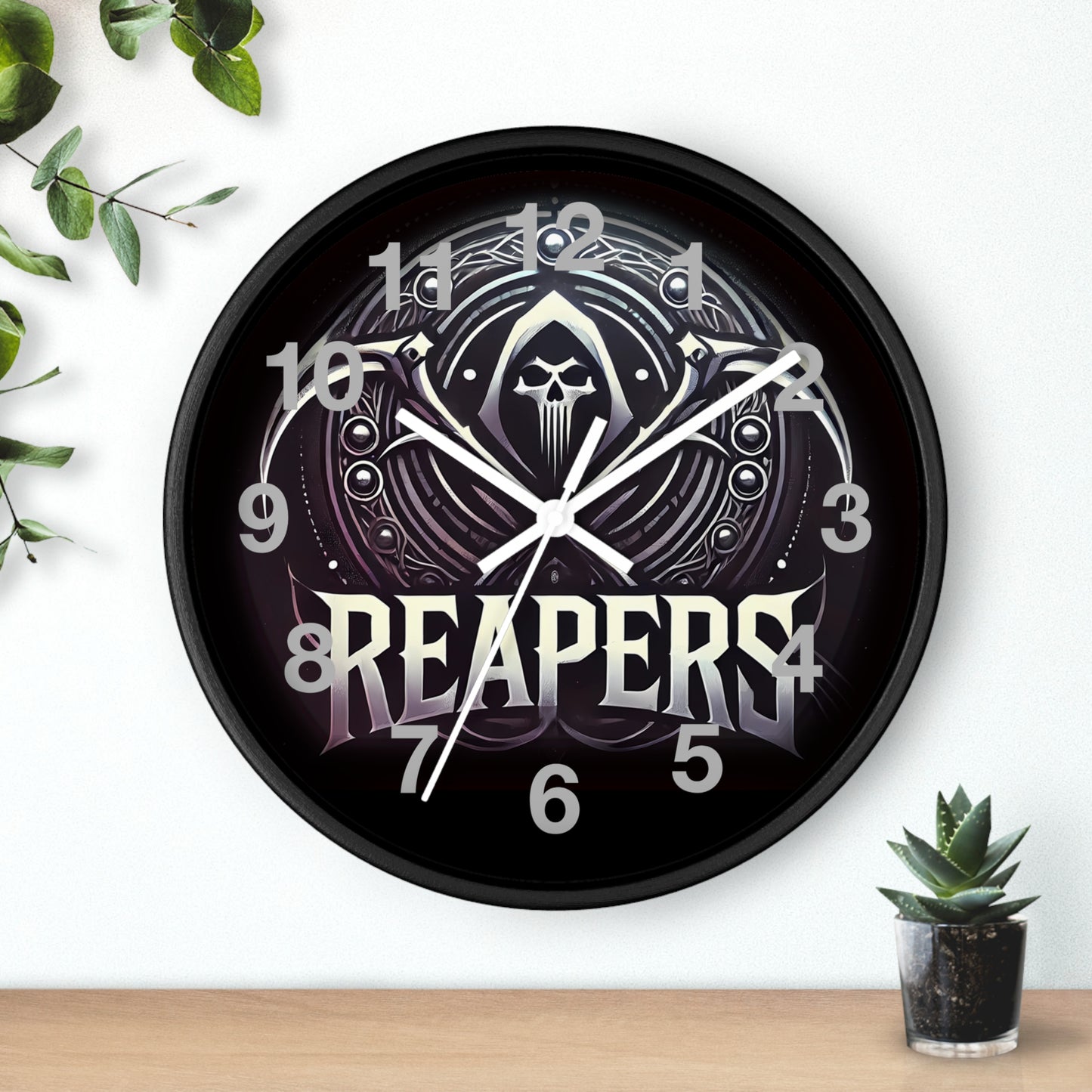 Reapers Wall Clock – Time Is a Weapon