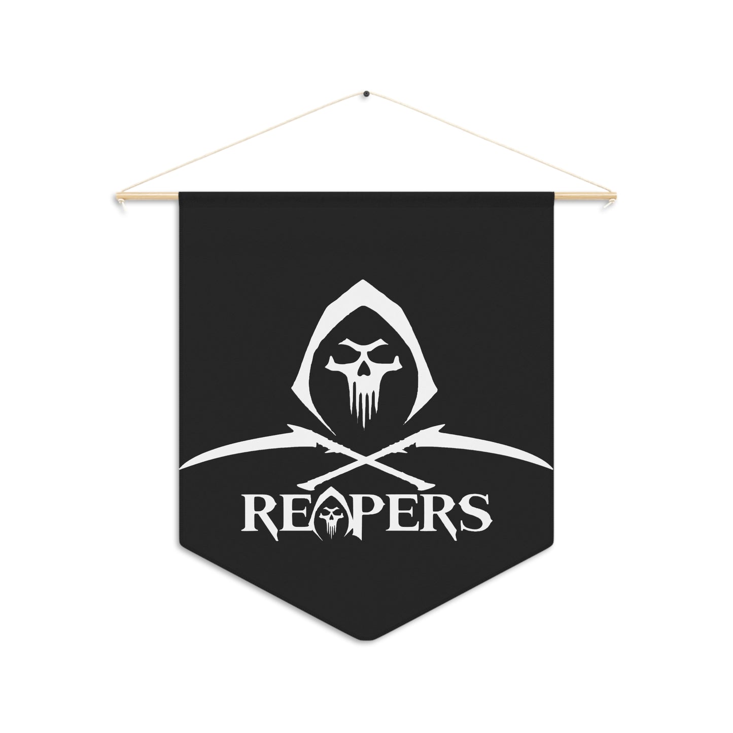 Reapers Wall Pennant | Tactical Banner for Game Rooms & Lairs Description