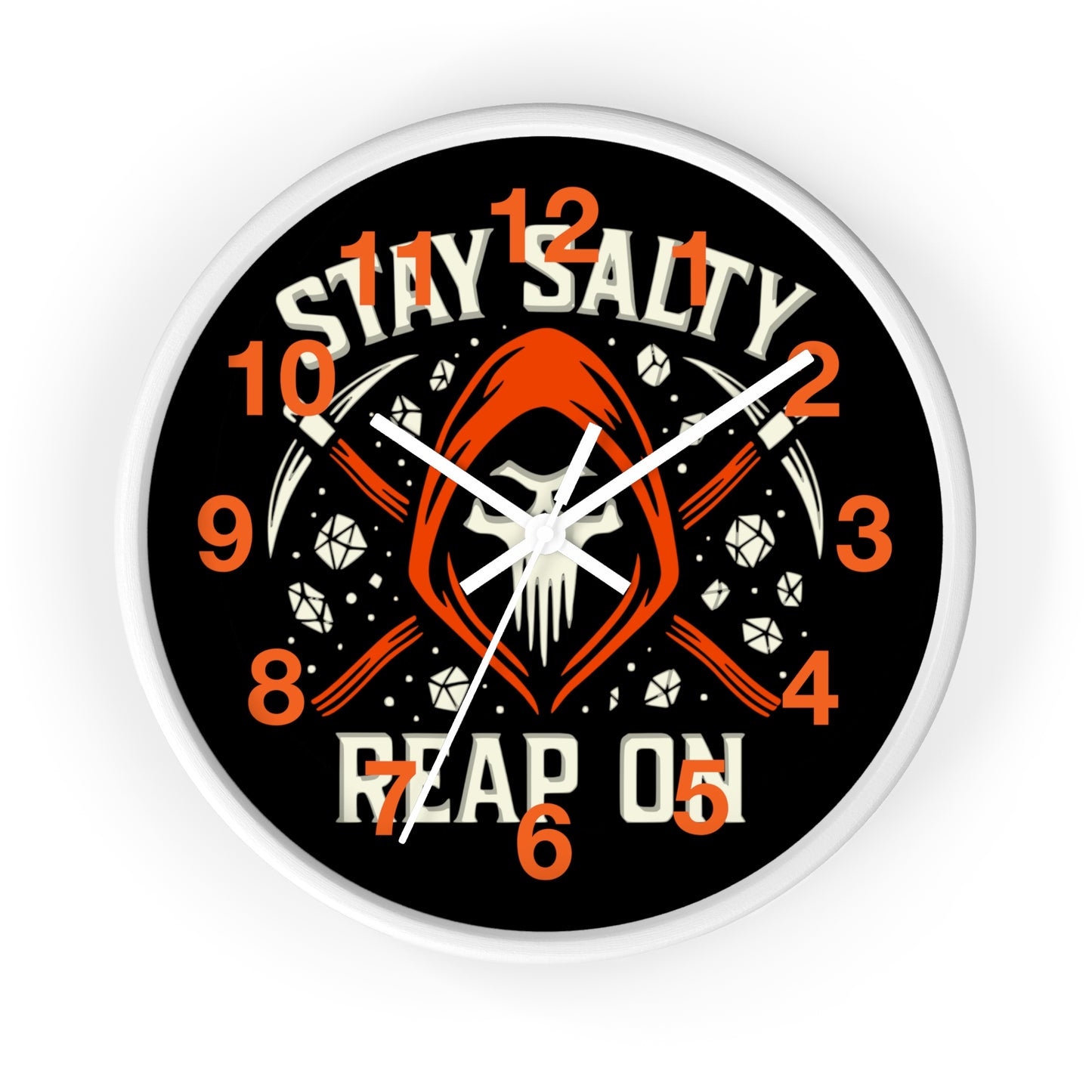Reapers Wall Clock – Stay Salty