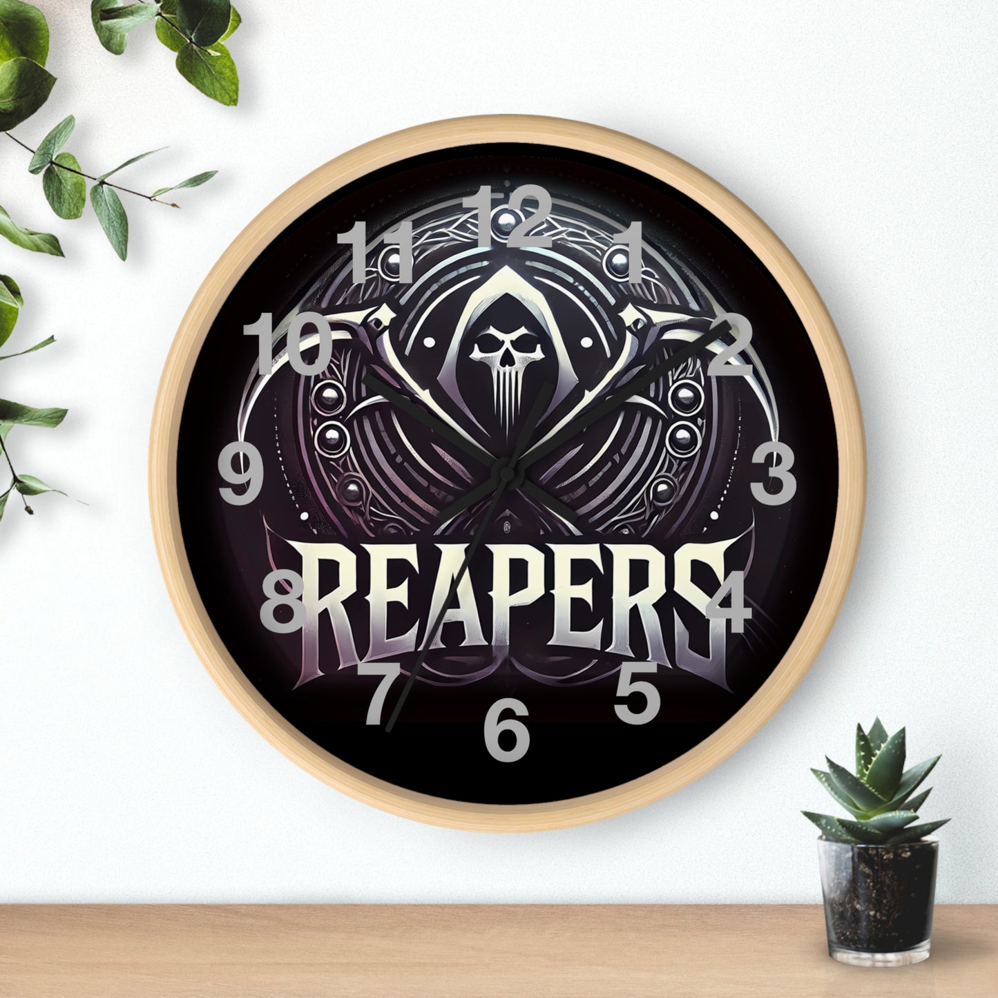 Reapers Wall Clock – Time Is a Weapon