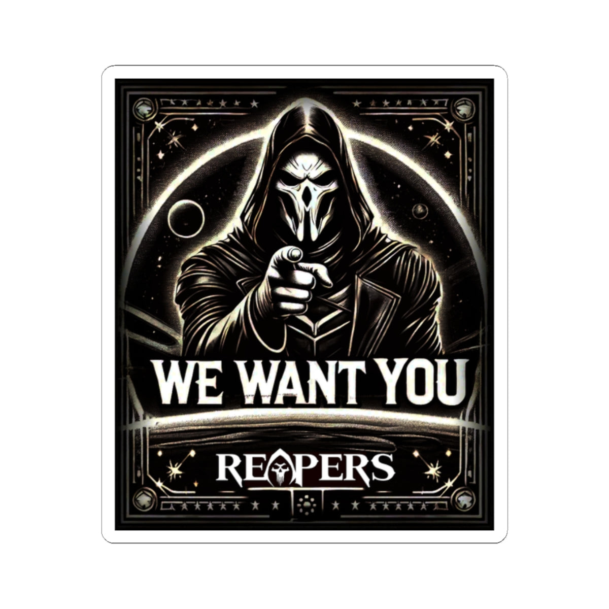 Reapers Kiss-Cut Stickers – Mark Your Territory