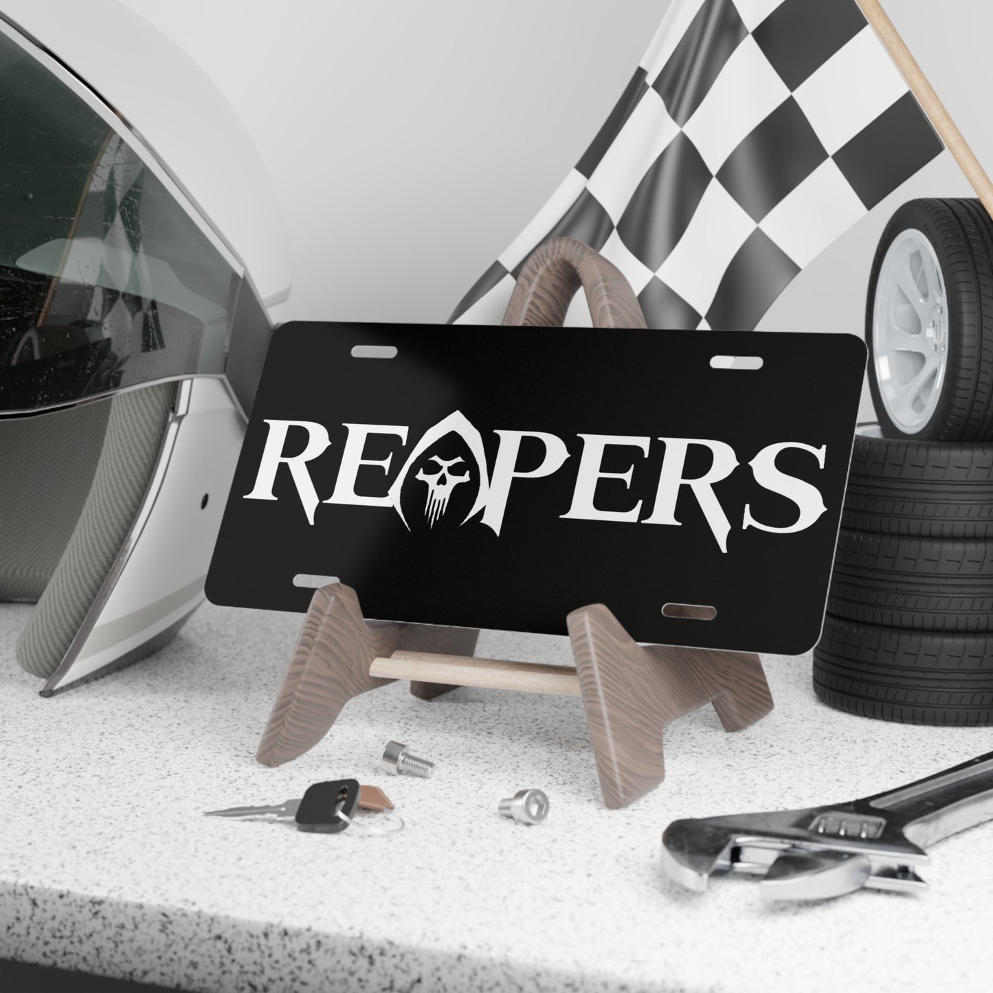 REAPERS Custom Aluminum Vanity Plate | Signal the Fleet