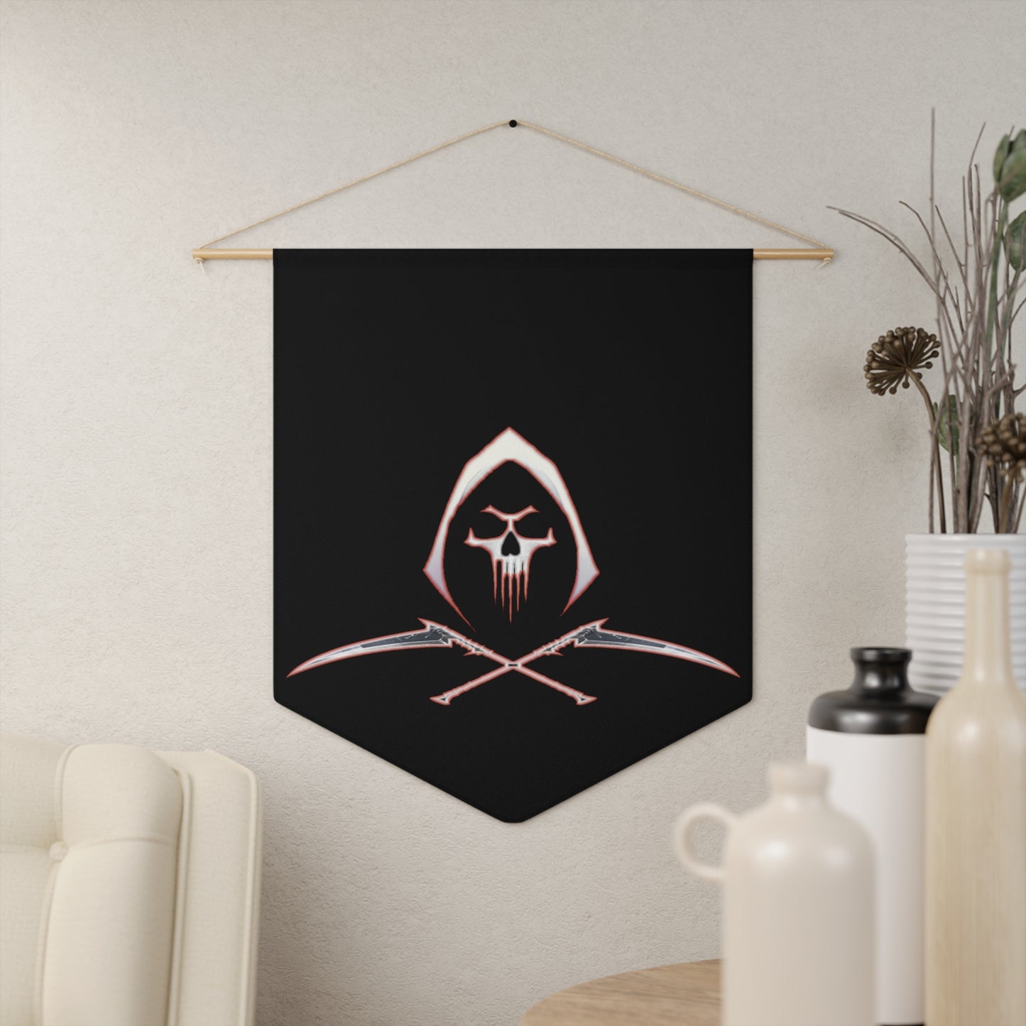 Reapers Stealth Banner | Minimalist Wall Pennant for Game Rooms