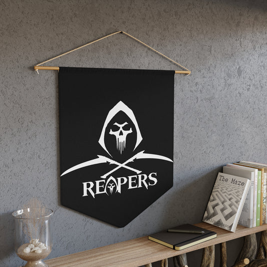 Reapers Wall Pennant | Tactical Banner for Game Rooms & Lairs  Description