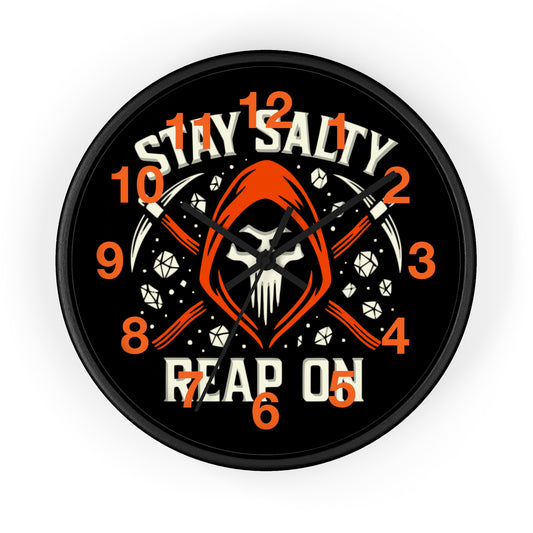 Reapers Wall Clock – Stay Salty